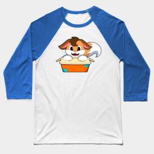 Fox with Box Baseball T-Shirt